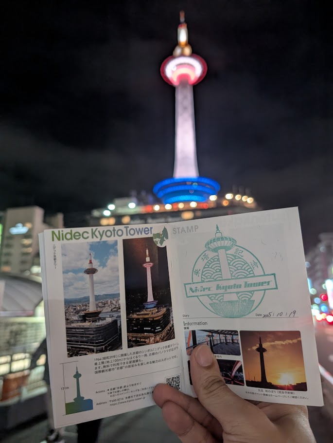 集章冊與京都塔