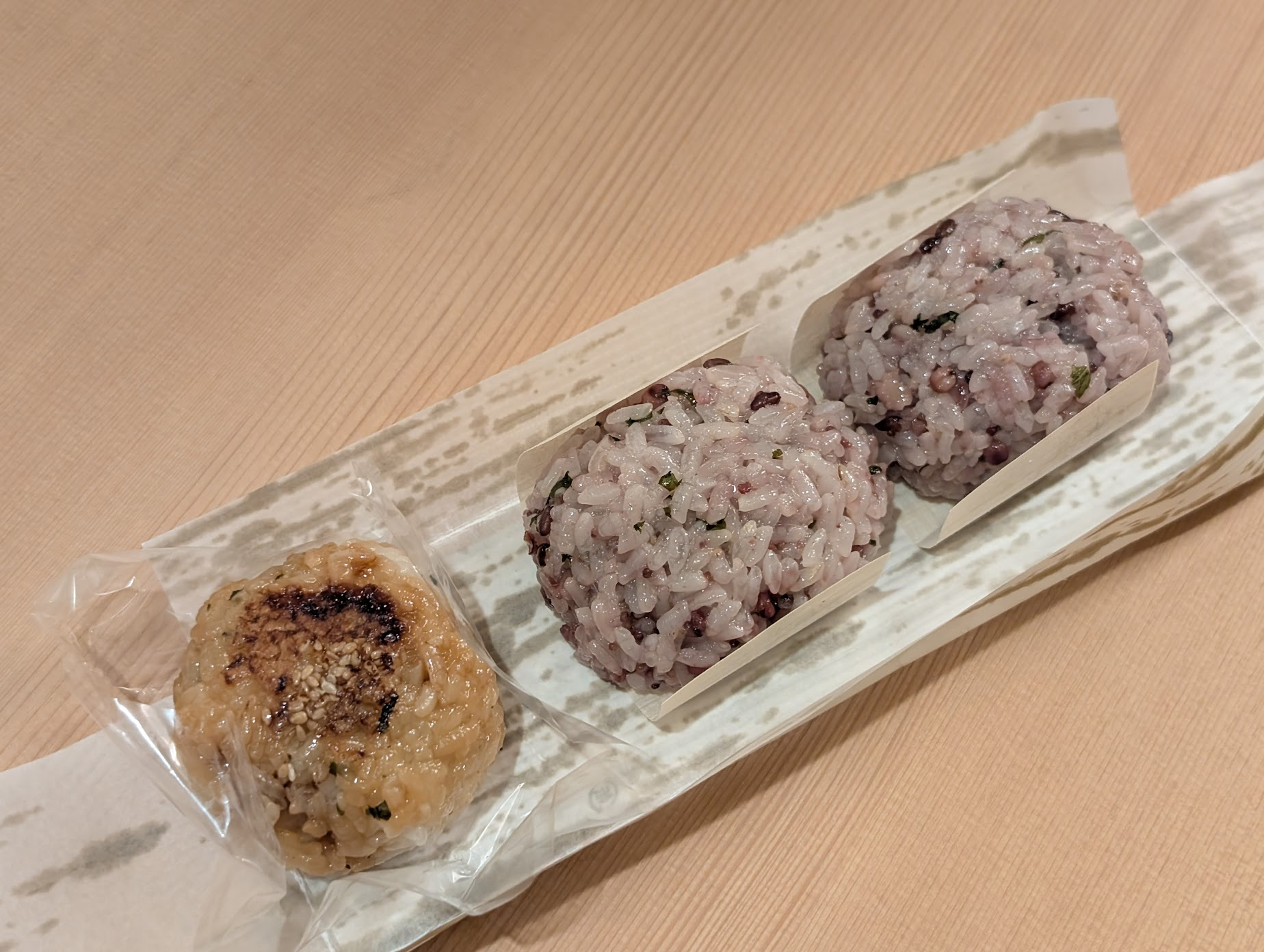 七穀萩餅與烤牡丹餅