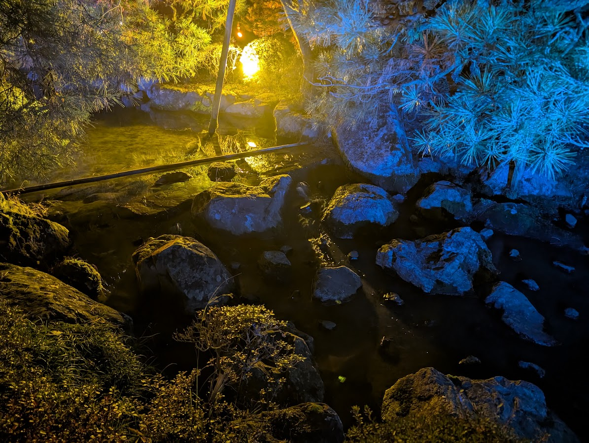 夜間很有氣氛
