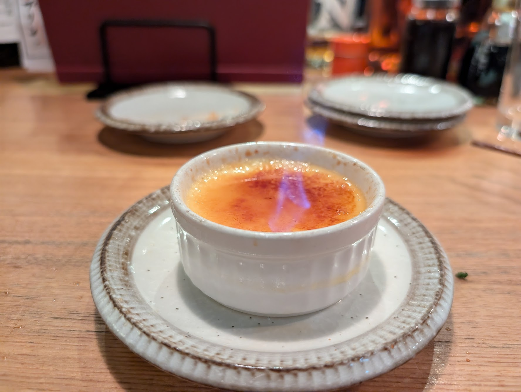 炎の焼きプリン