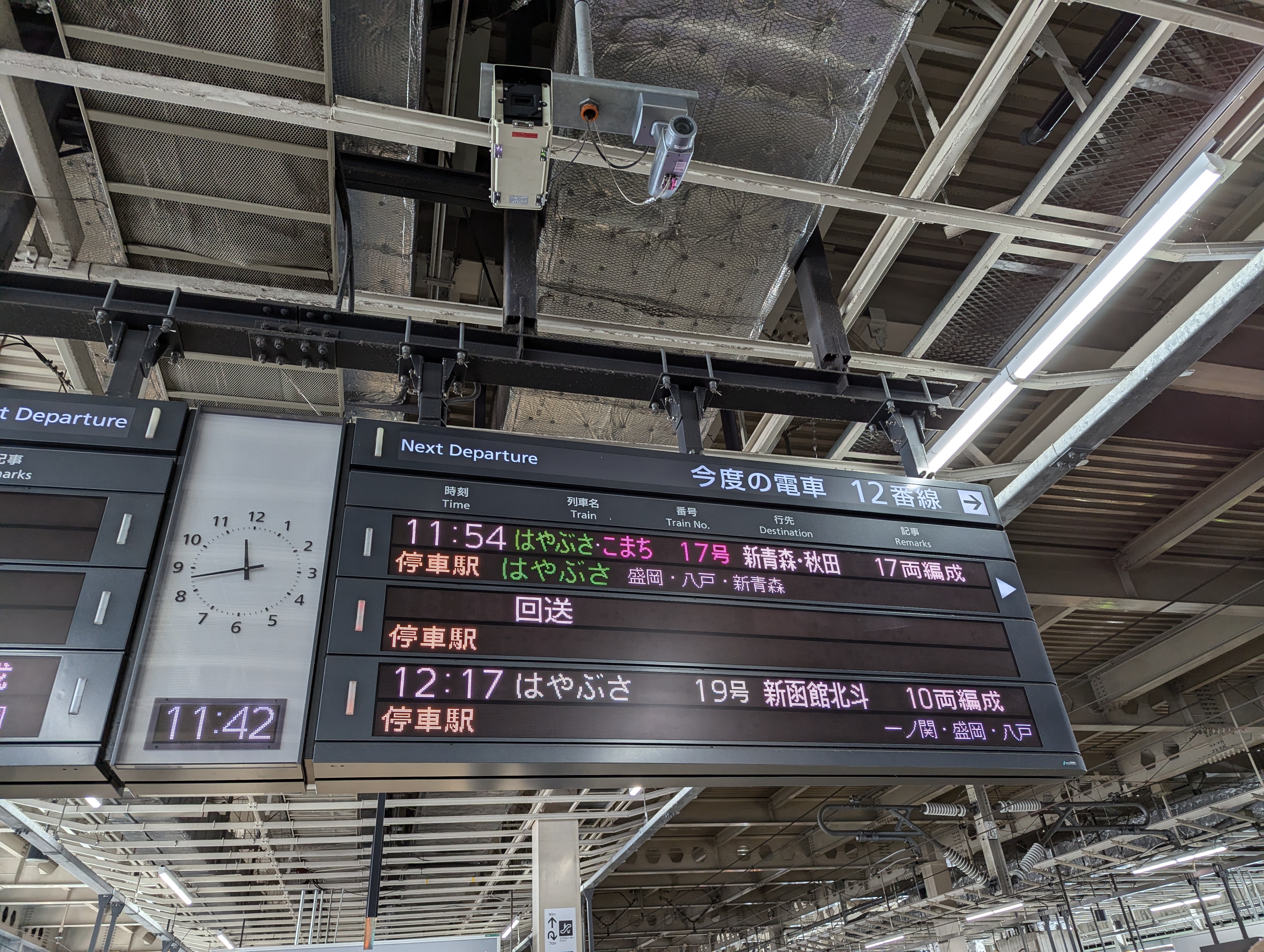 仙台站12號月台