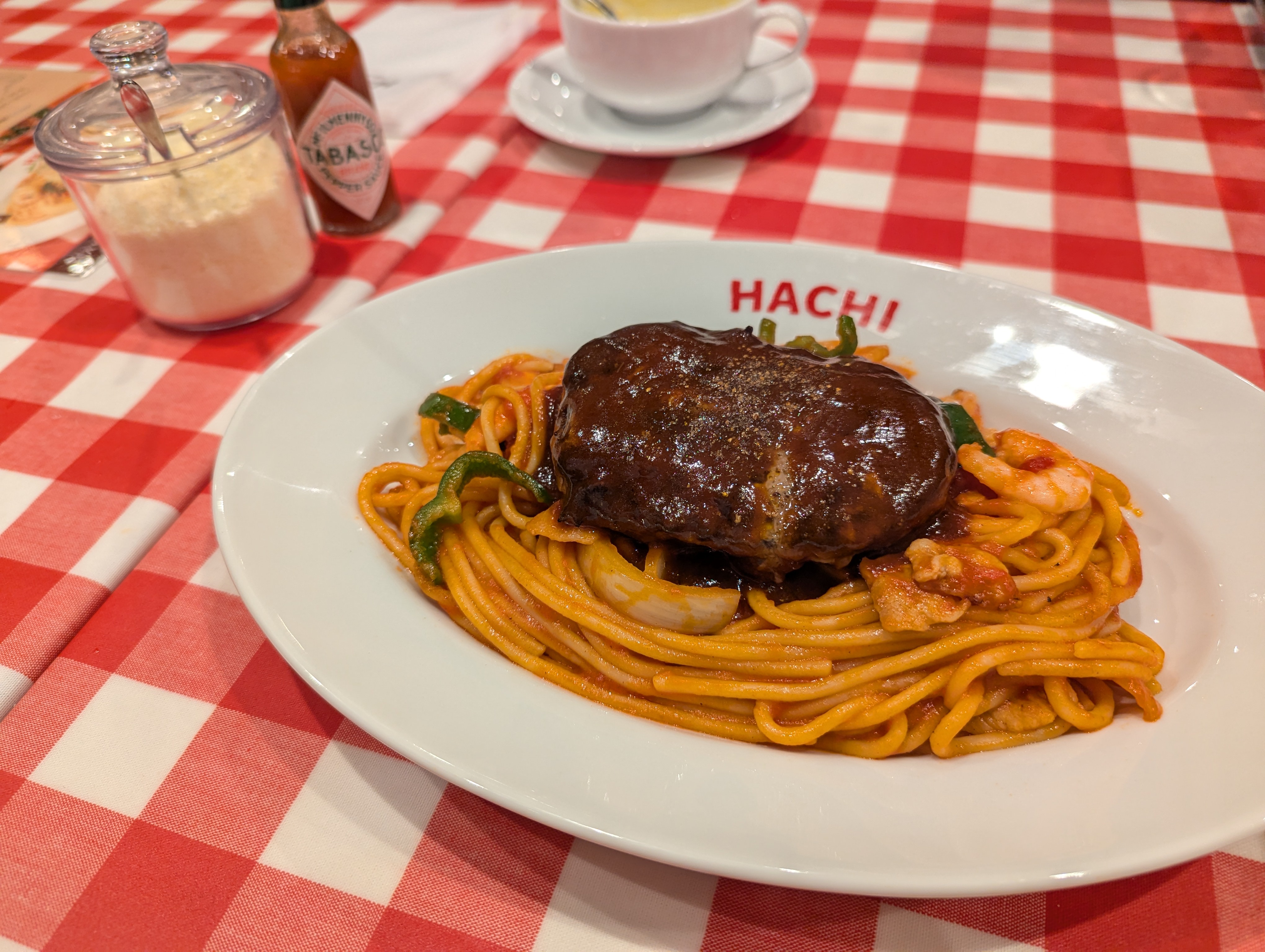 ハンバーグナポリタン